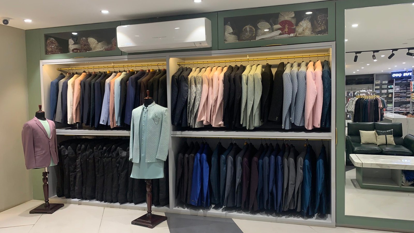 Men's Wedding Sherwanis, Blazers and Suits Showroom